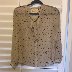 Coincide & Chance chiffon dress shirt